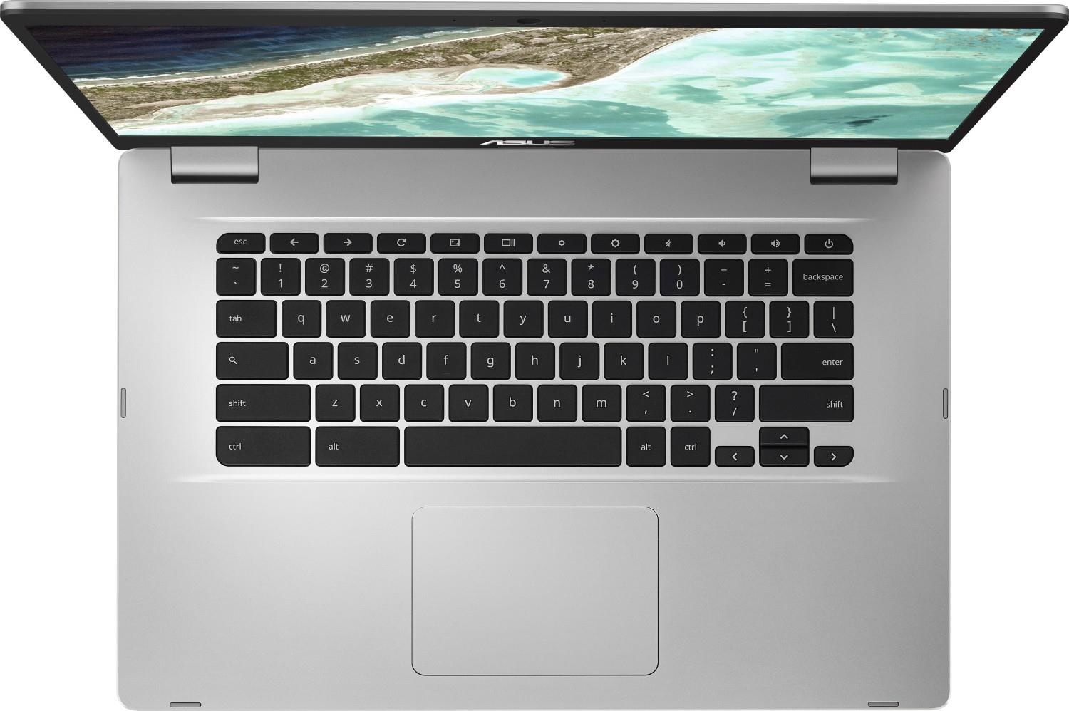 ASUS Chromebook C523NA-A20409 / 15,6" FHD Touch / Celeron N3350 / 8GB / 128GB eMMC / Chrome / Silber