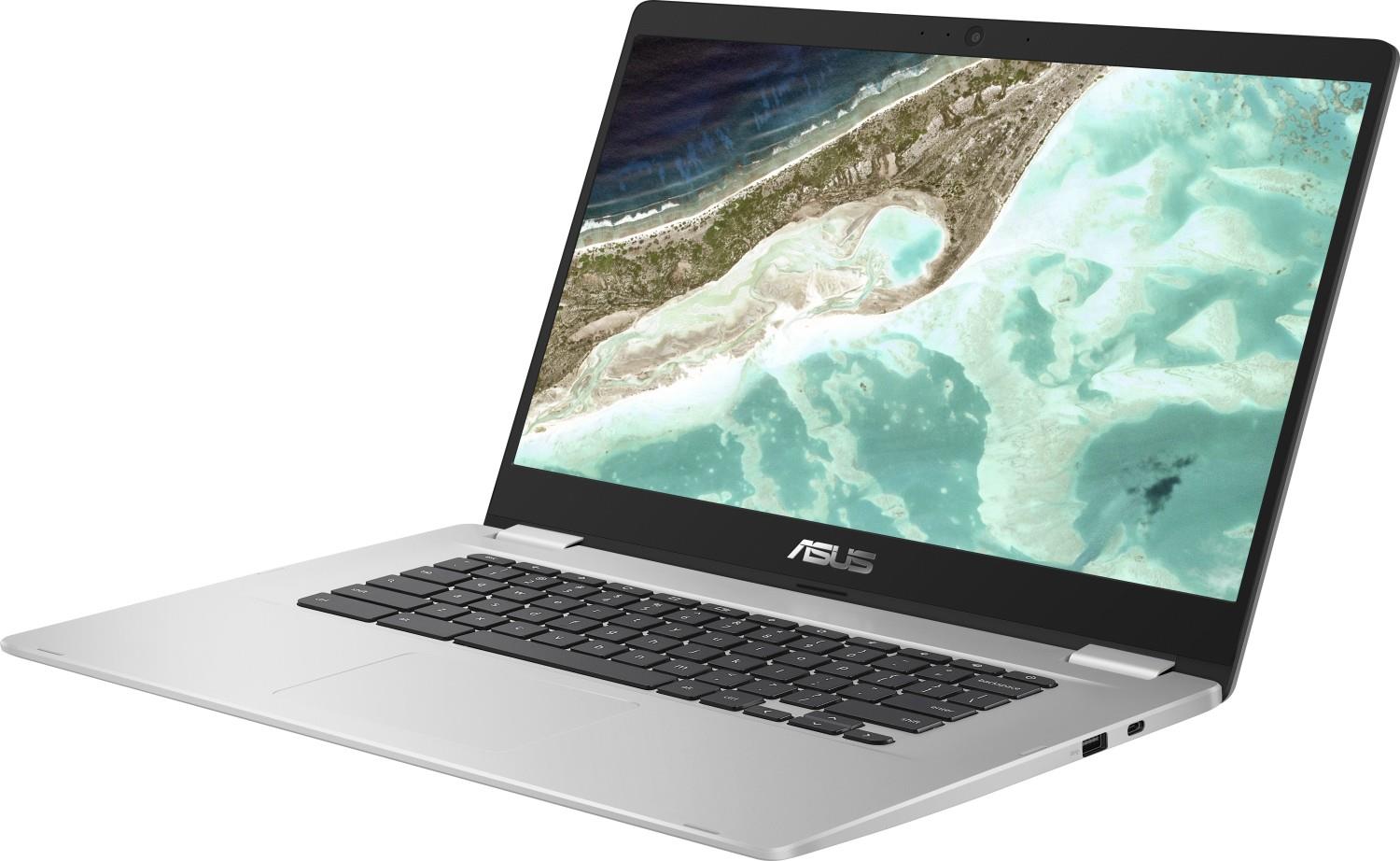 ASUS Chromebook C523NA-A20409 / 15,6" FHD Touch / Celeron N3350 / 8GB / 128GB eMMC / Chrome / Silber