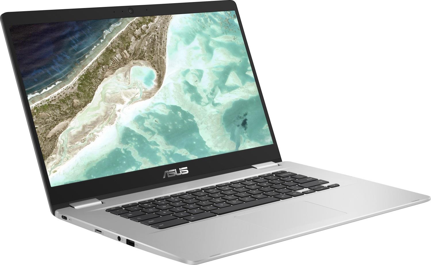 ASUS Chromebook C523NA-A20409 / 15,6" FHD Touch / Celeron N3350 / 8GB / 128GB eMMC / Chrome / Silber